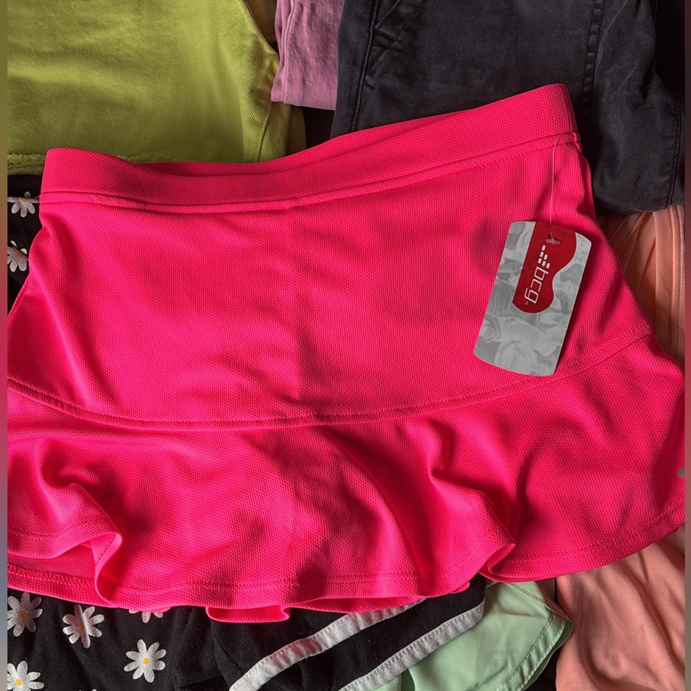 BCG Vibrant Pink Mini Skirt